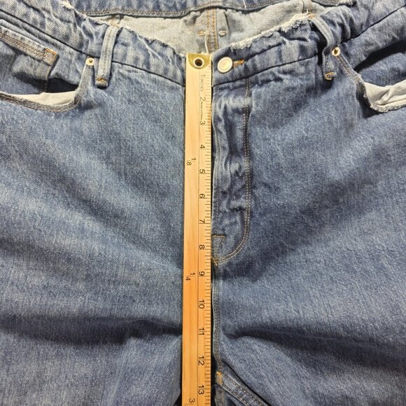 Good American Jeans Womens Size 18 Medium Wash Good 90's Straight Leg GNIC999T - Picture 9 of 10